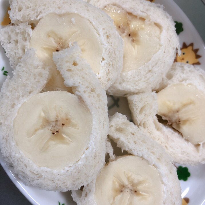 離乳食後期 バナナのサンドイッチ レシピ 作り方 By かけかね 楽天レシピ 離乳食後期 バナナのサンドイッチ レシピ 作り方 By かけかね 楽天レシピ